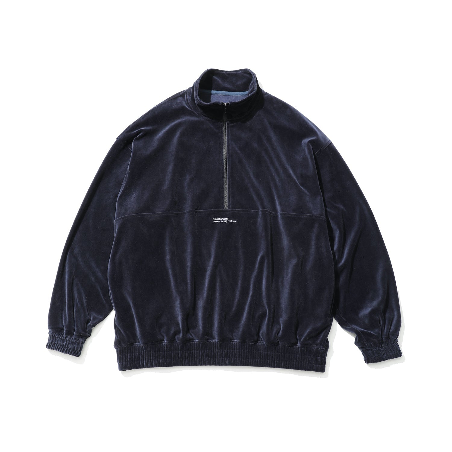 VELOUR JERSEY PULLOVER