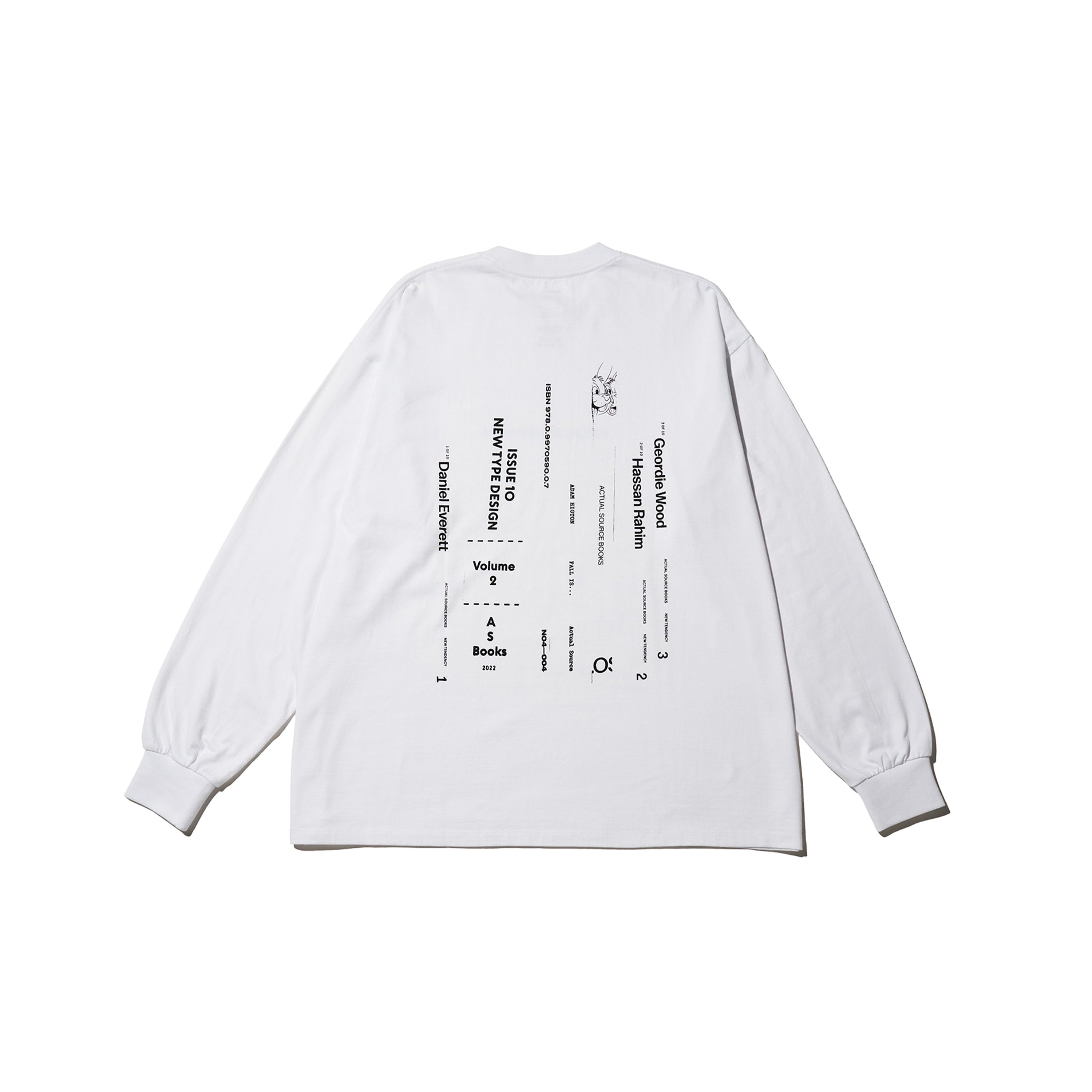 AS×FS CORPORATE L/S TEE “BOOK STACK”