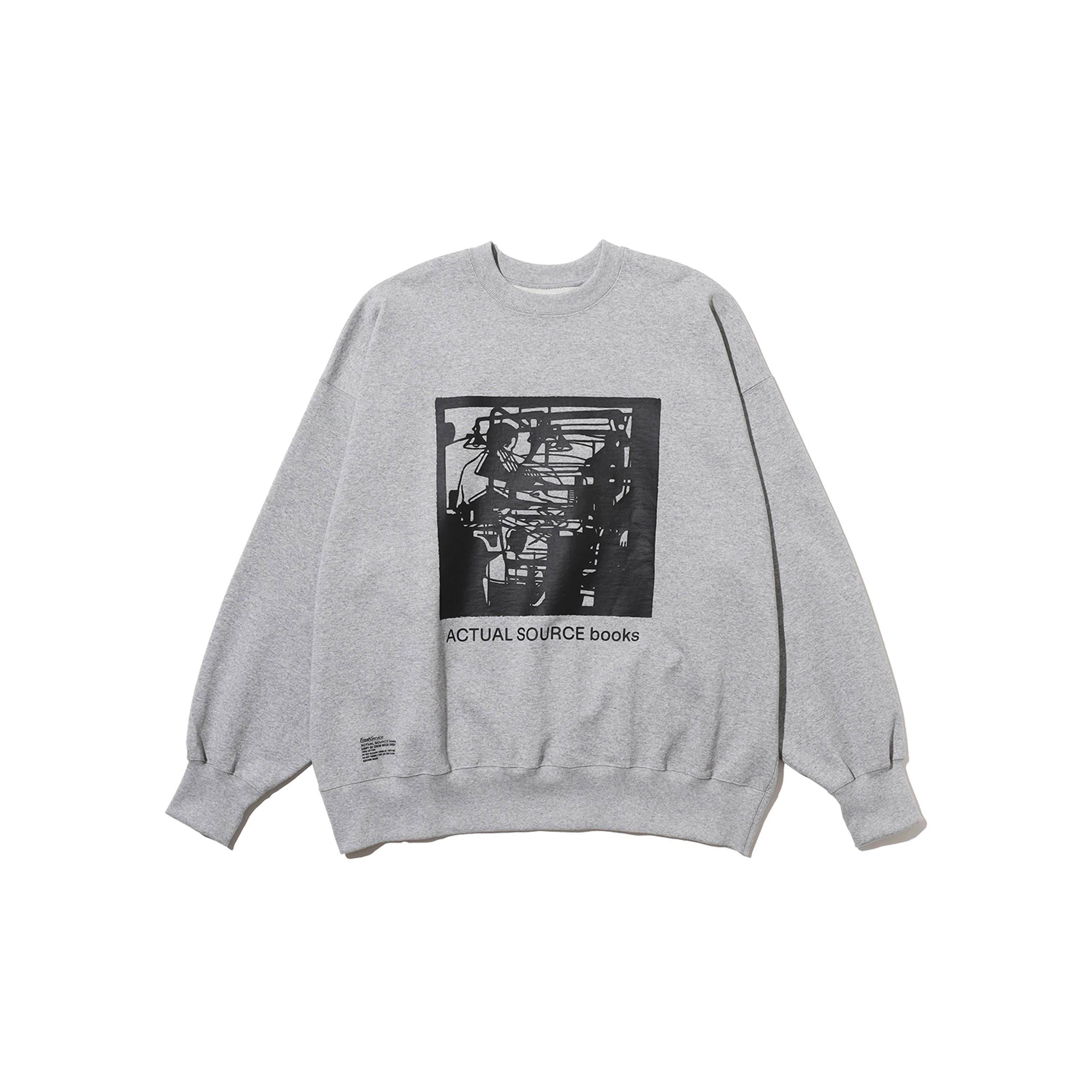 AS×FS LIGHT OZ CREW NECK SWEAT  “LITHOGRAPH”