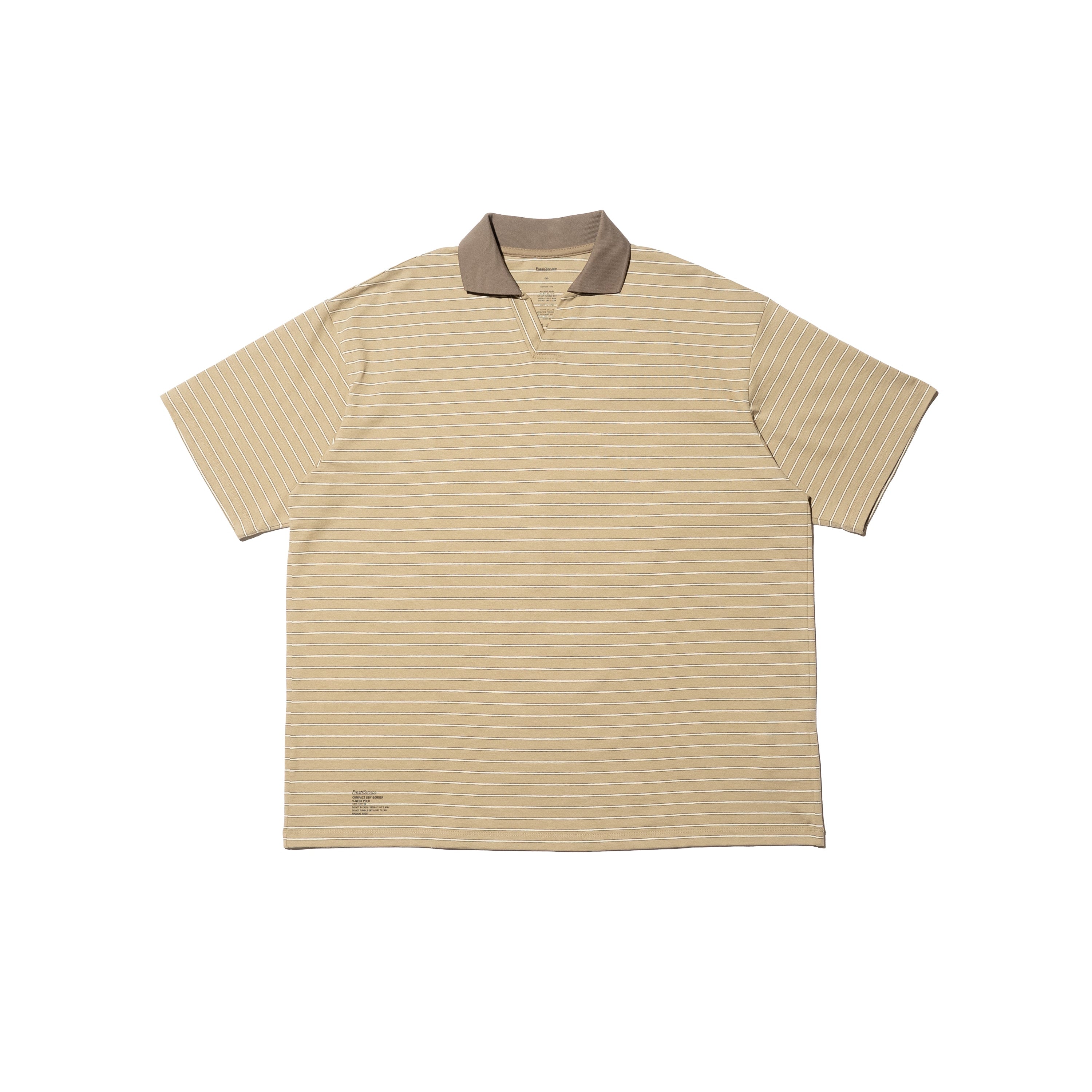 COMPACT DRY BORDER V-NECK POLO
