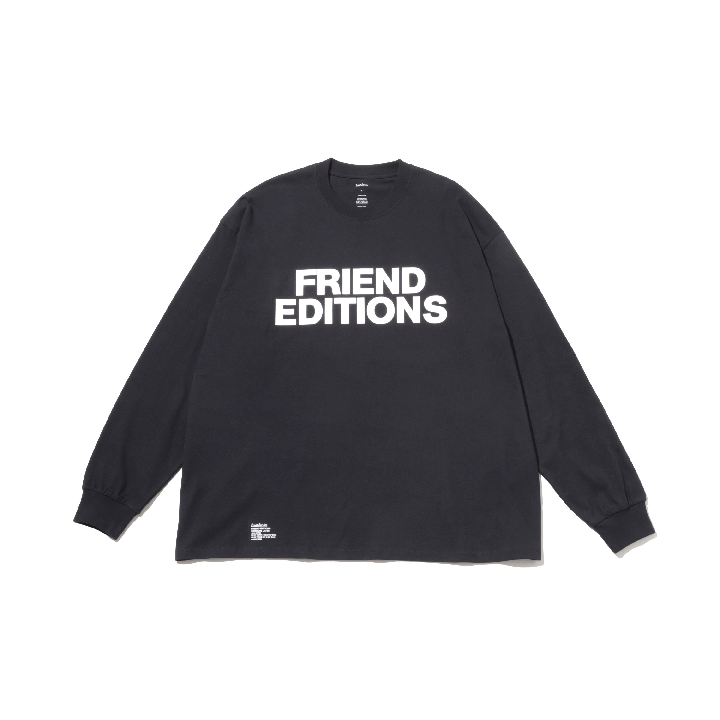 [FRIEND EDITIONS] CORPORATE L/S TEE ”FE MONOGRAM”