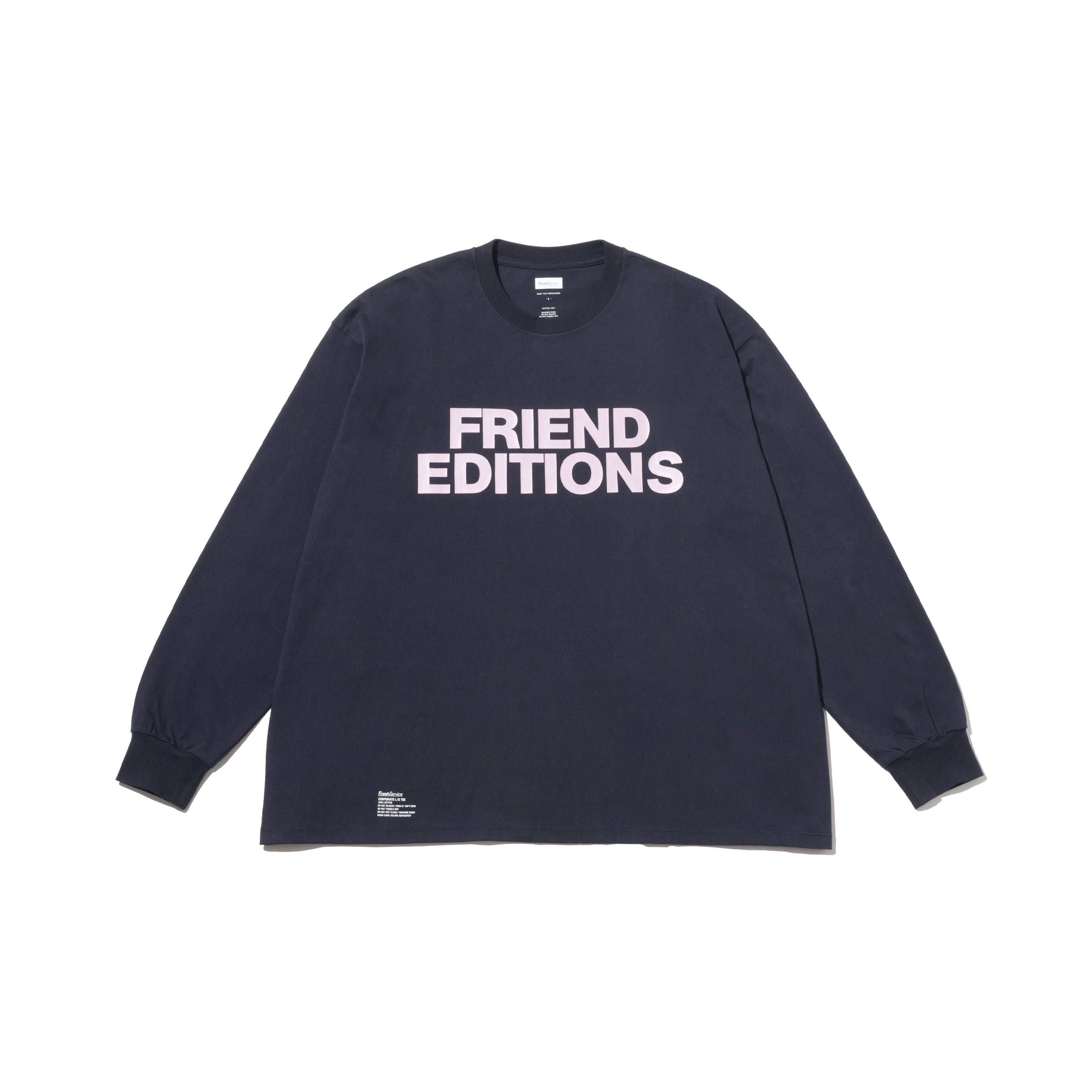 [FRIEND EDITIONS] CORPORATE L/S TEE ”FE MONOGRAM”