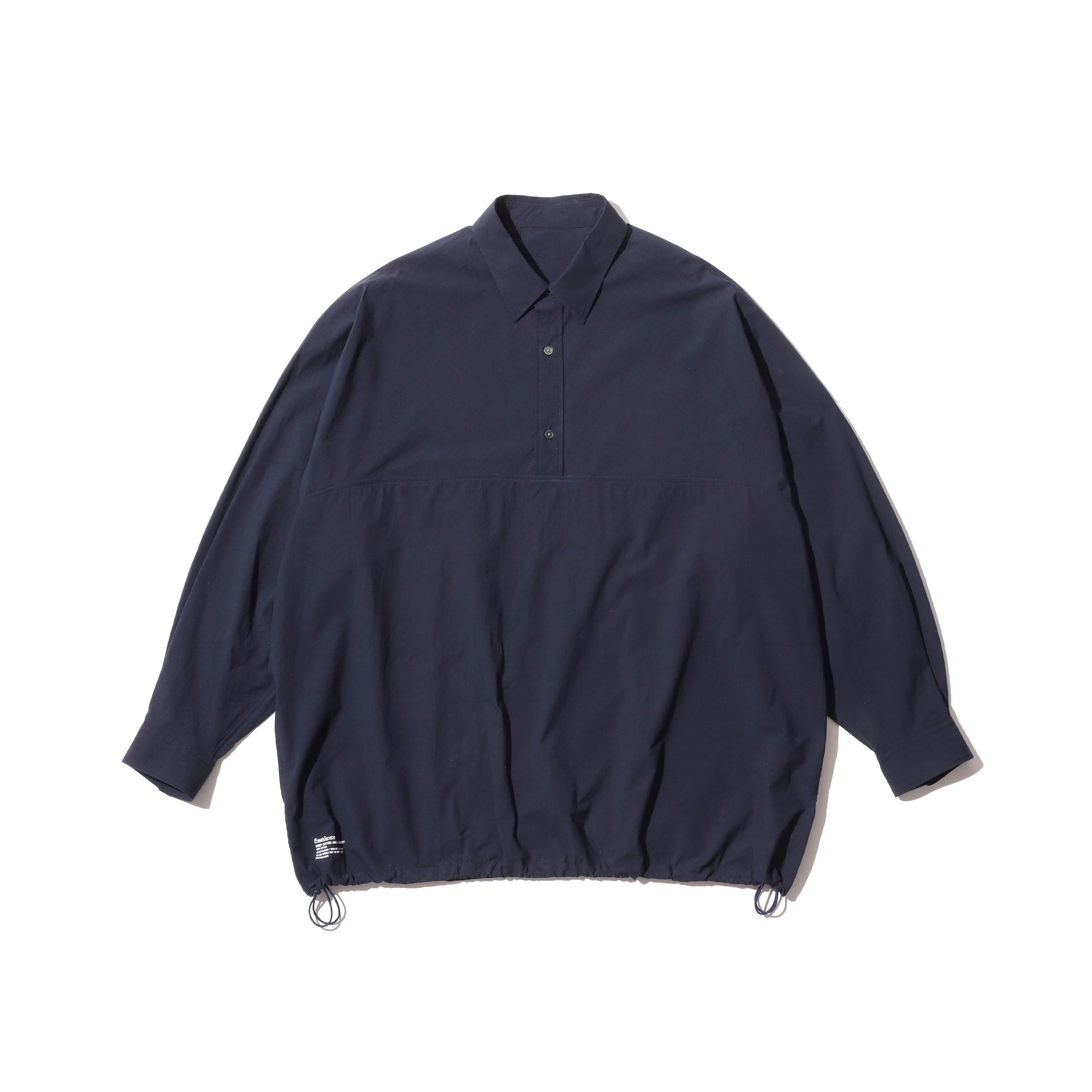 [FSC261] CRISP COTTON ANORAK L/S SHIRT