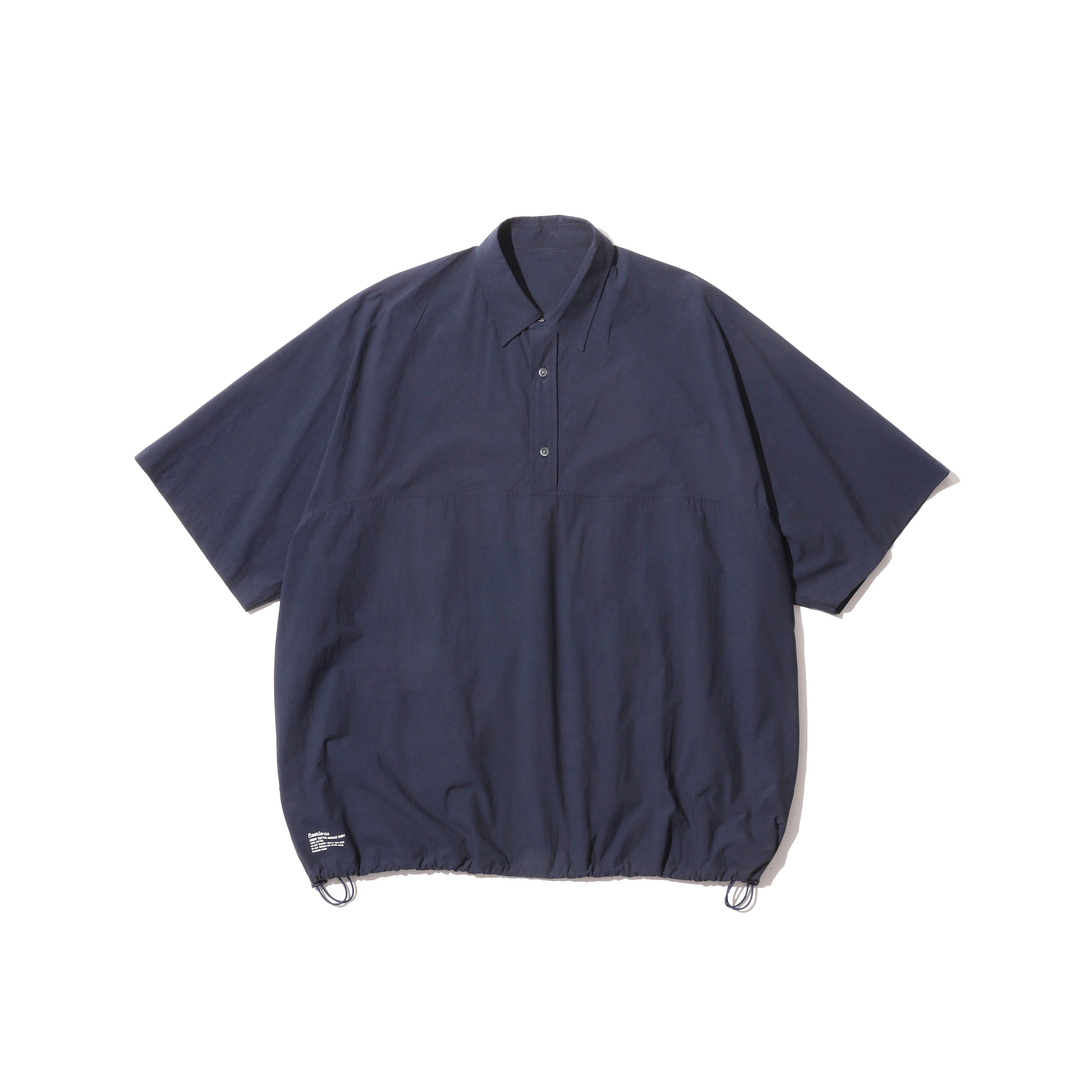 [FSC261] CRISP COTTON ANORAK S/S SHIRT