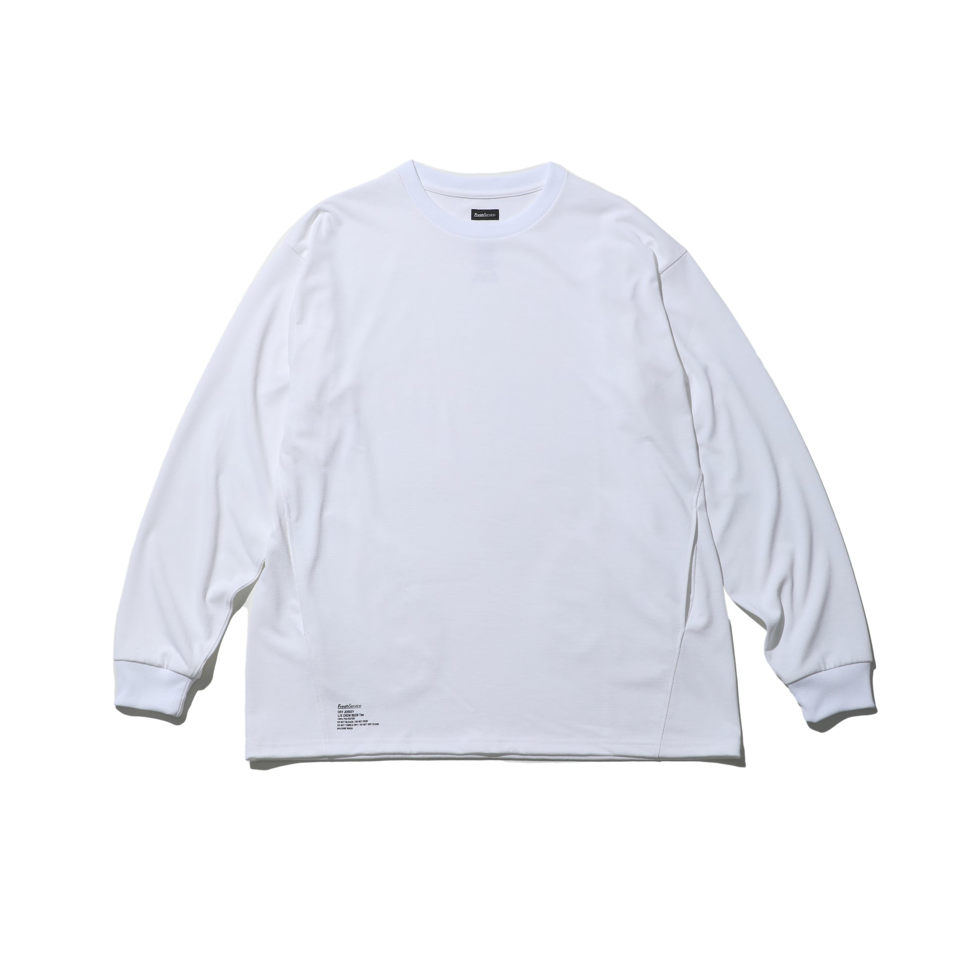 DRY JERSEY L/S CREW NECK TEE