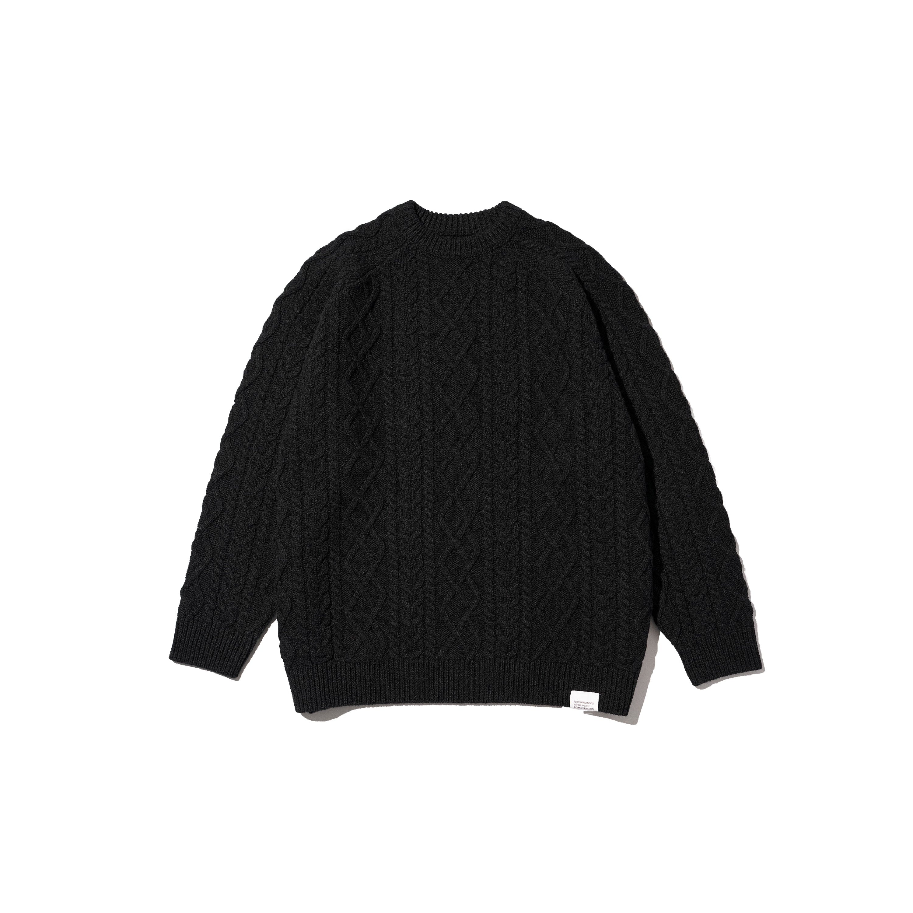SHETLAND WOOL x SOLOTEX® TECH FISHERMAN SWEATER