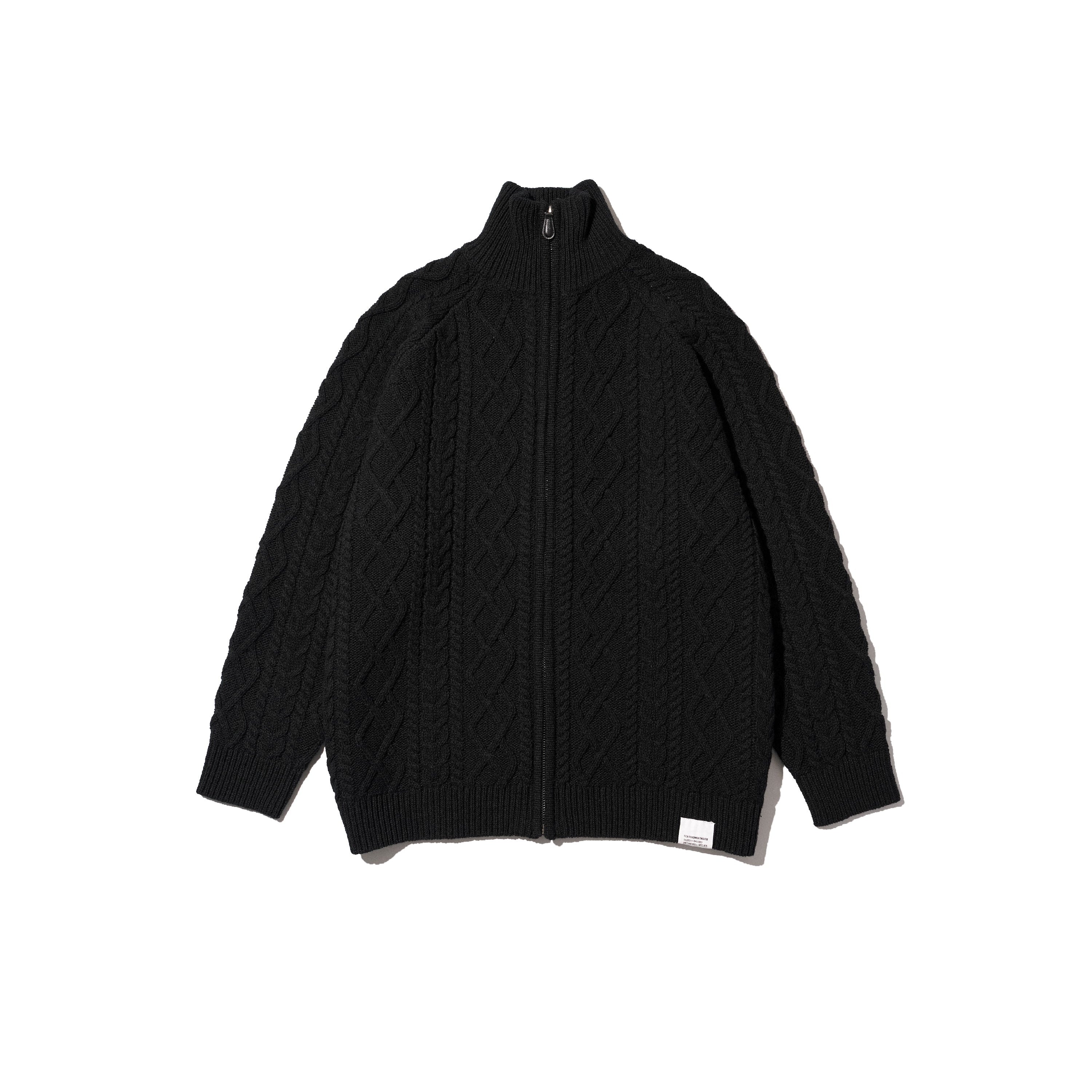 SHETLAND WOOL x SOLOTEX® TECH FISHERMAN ZIP-UP