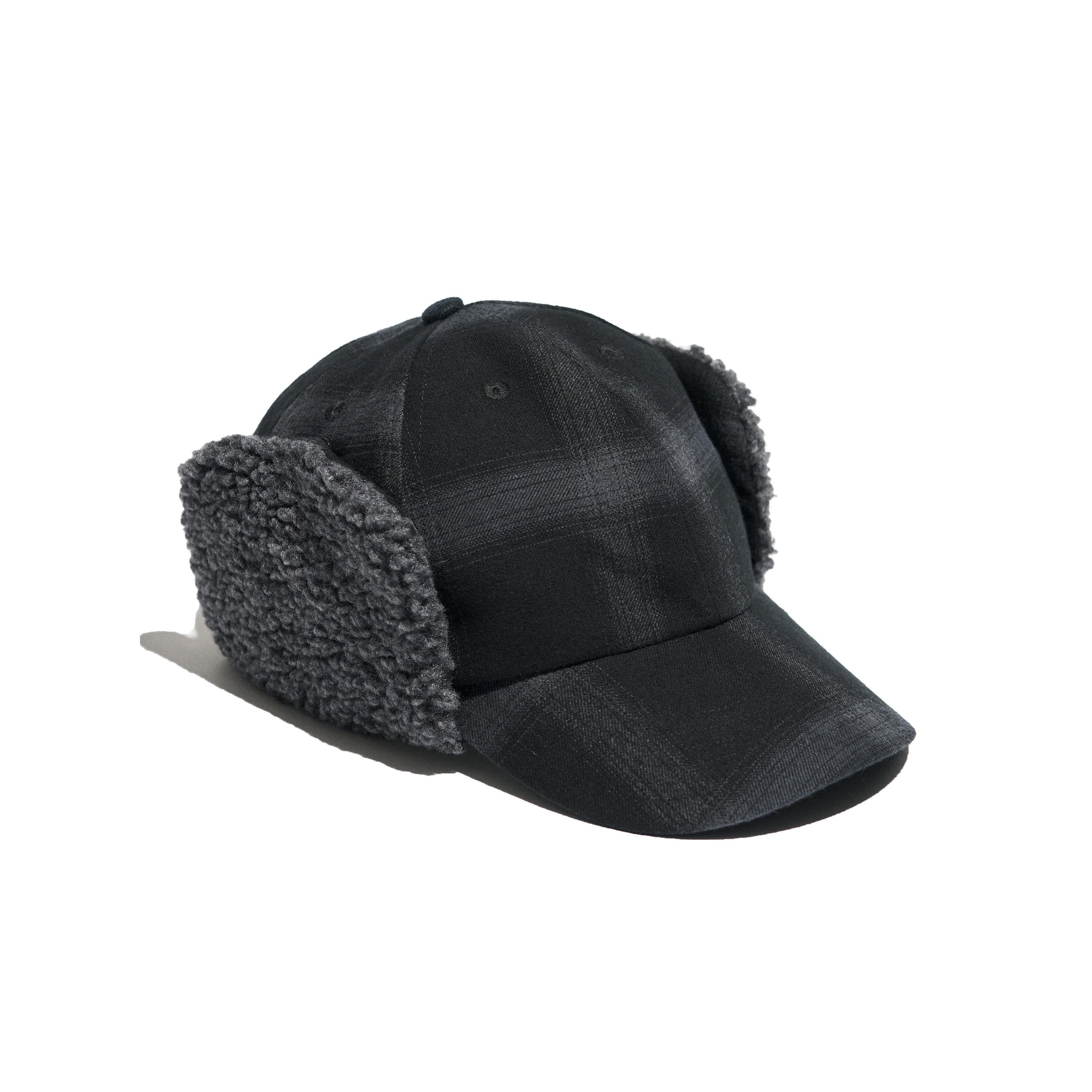 FLANNEL CHECK TRAPPER CAP