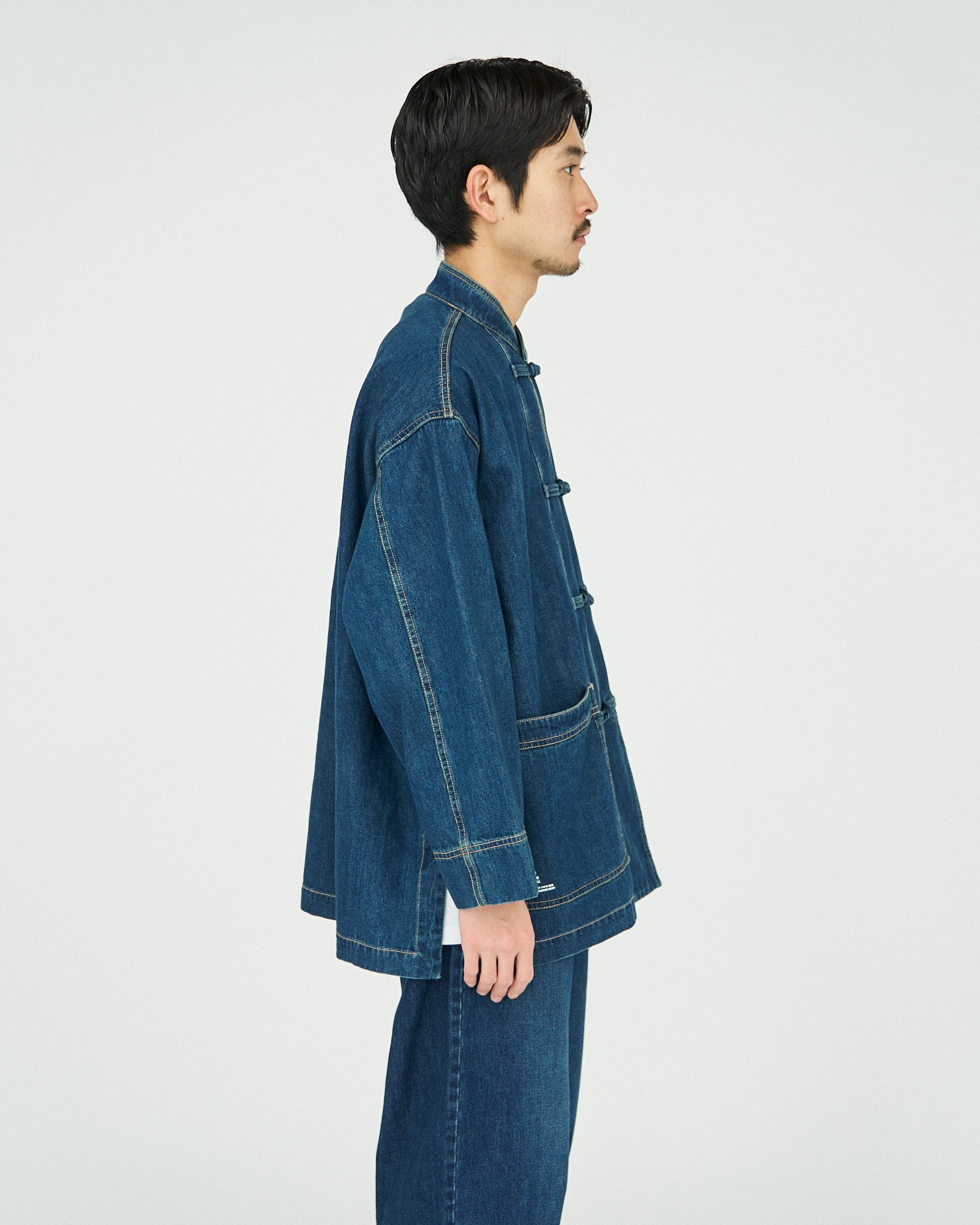 CORPORATE DENIM KUNG-FU COVERALL(FADE INDIGO) – FreshService