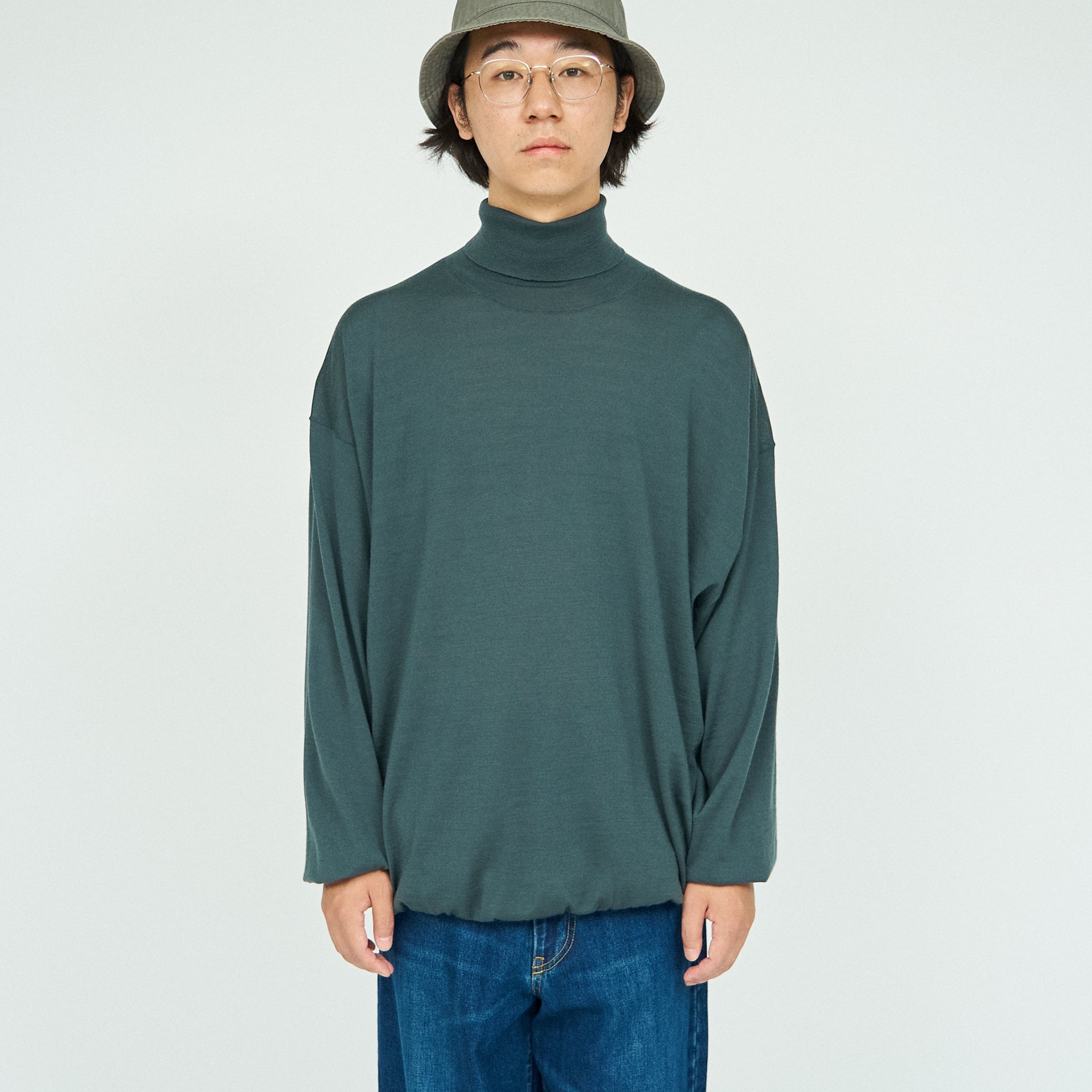 TECH HIGH GAUGE HIGH NECK KNIT