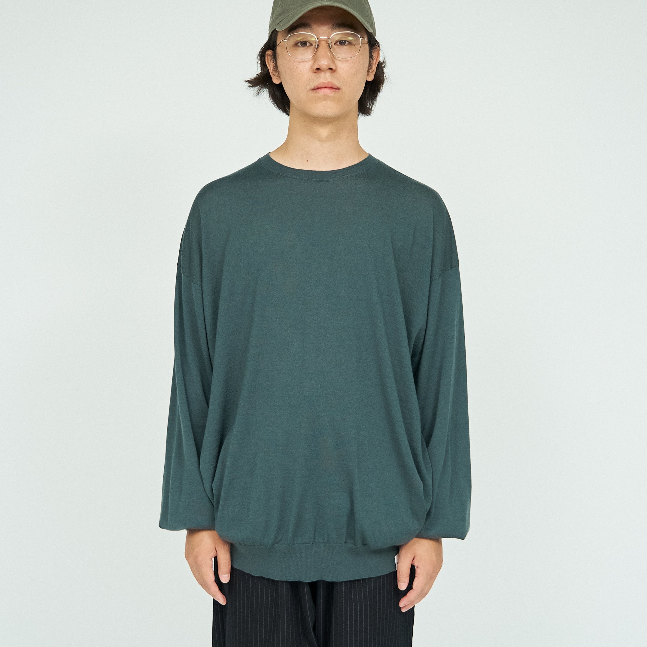 TECH HIGH GAUGE CREW NECK KNIT