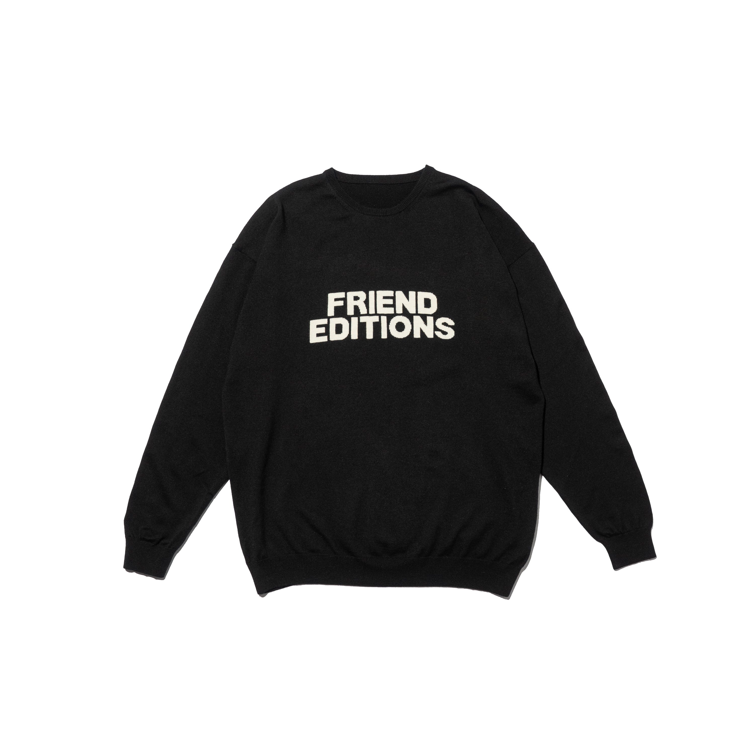 [FRIEND EDITIONS] HIGH GAUGE INTARSIA KNIT ”FE MONOGRAM”