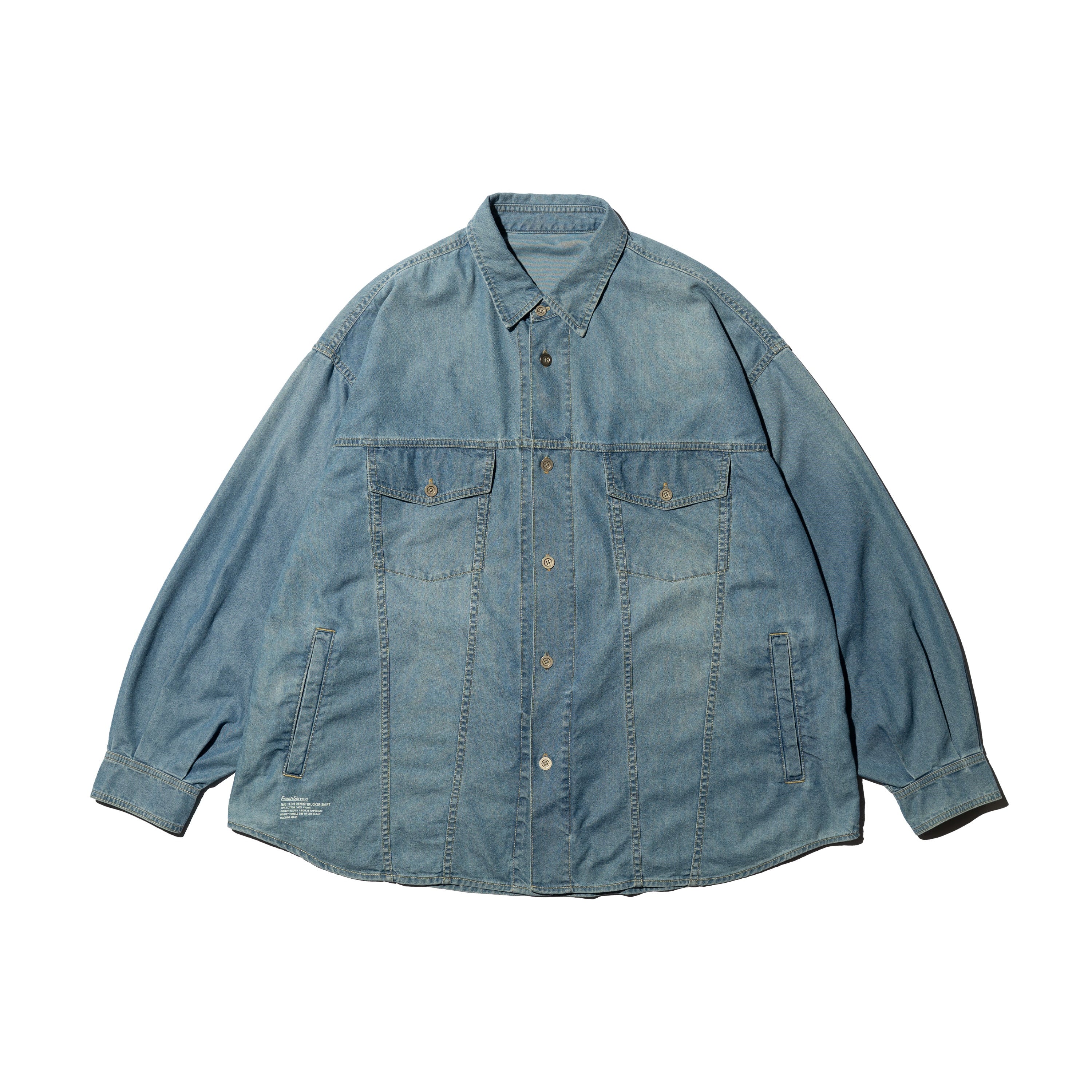 N/C TECH DENIM TRUCKER SHIRT