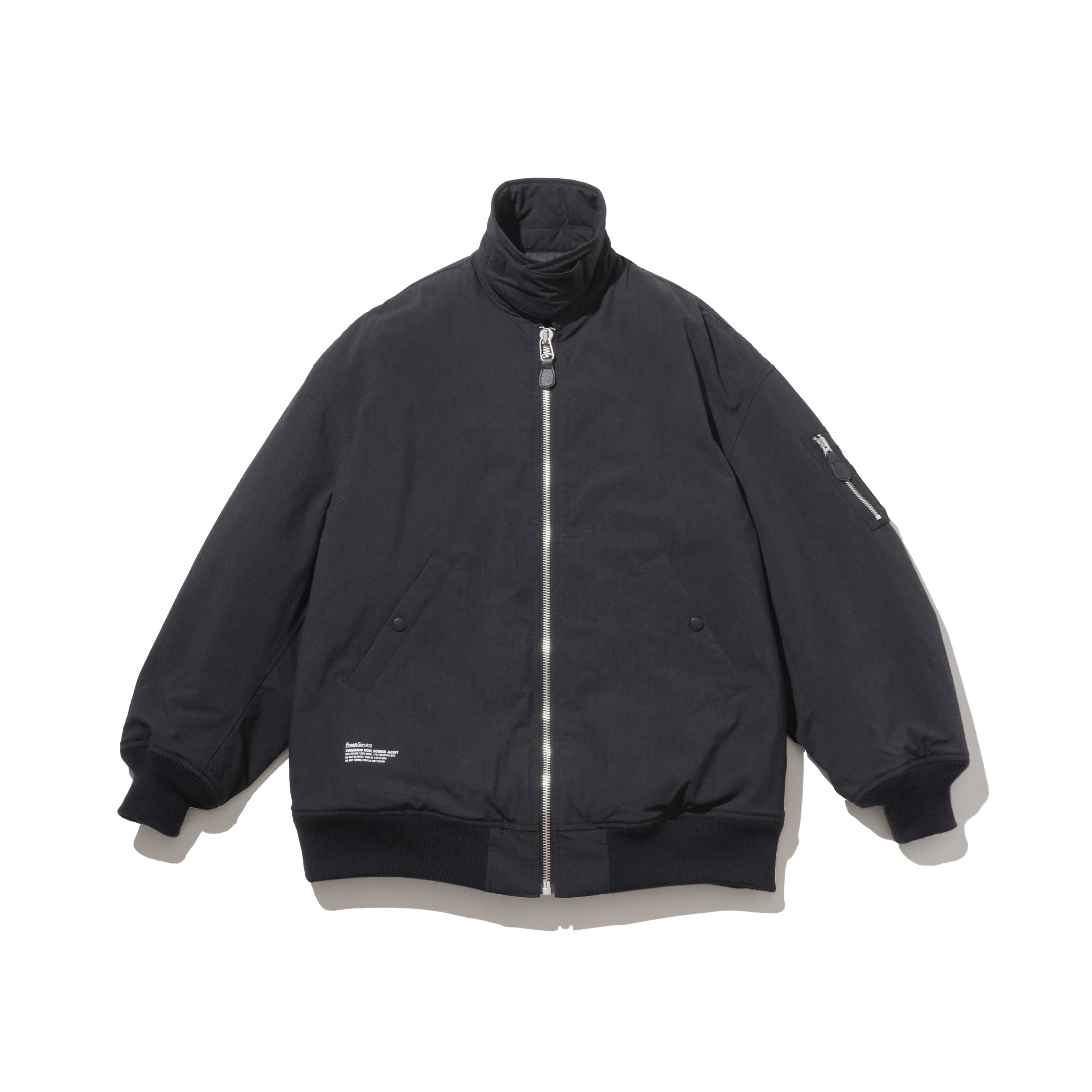 TACTICAL WOOL BOMBER JACKET