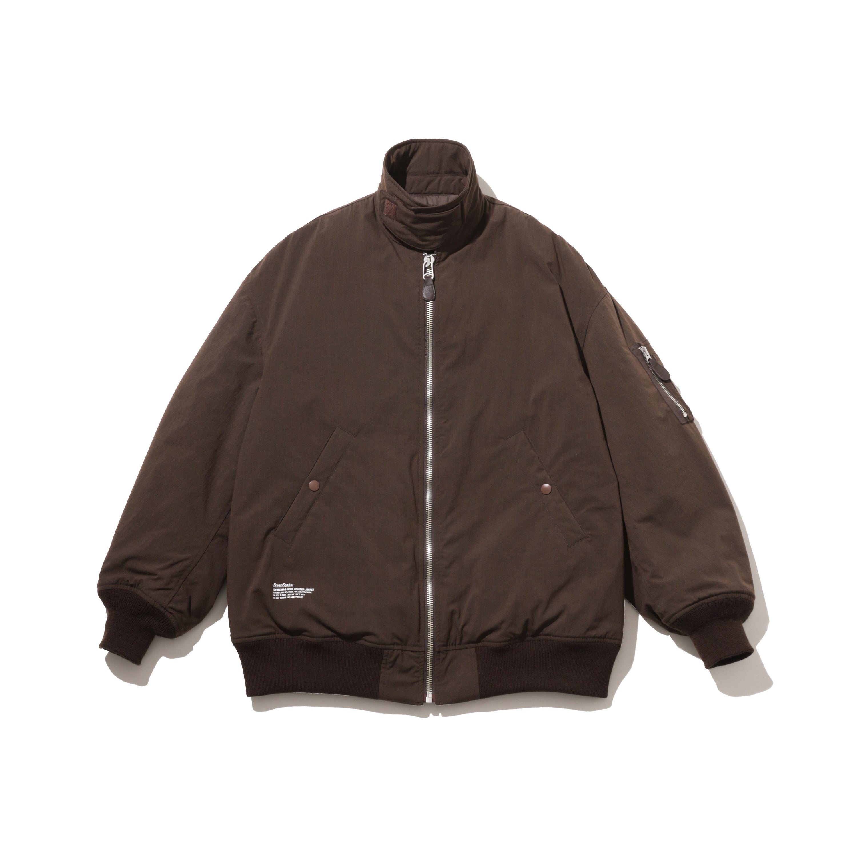 TACTICAL WOOL BOMBER JACKET