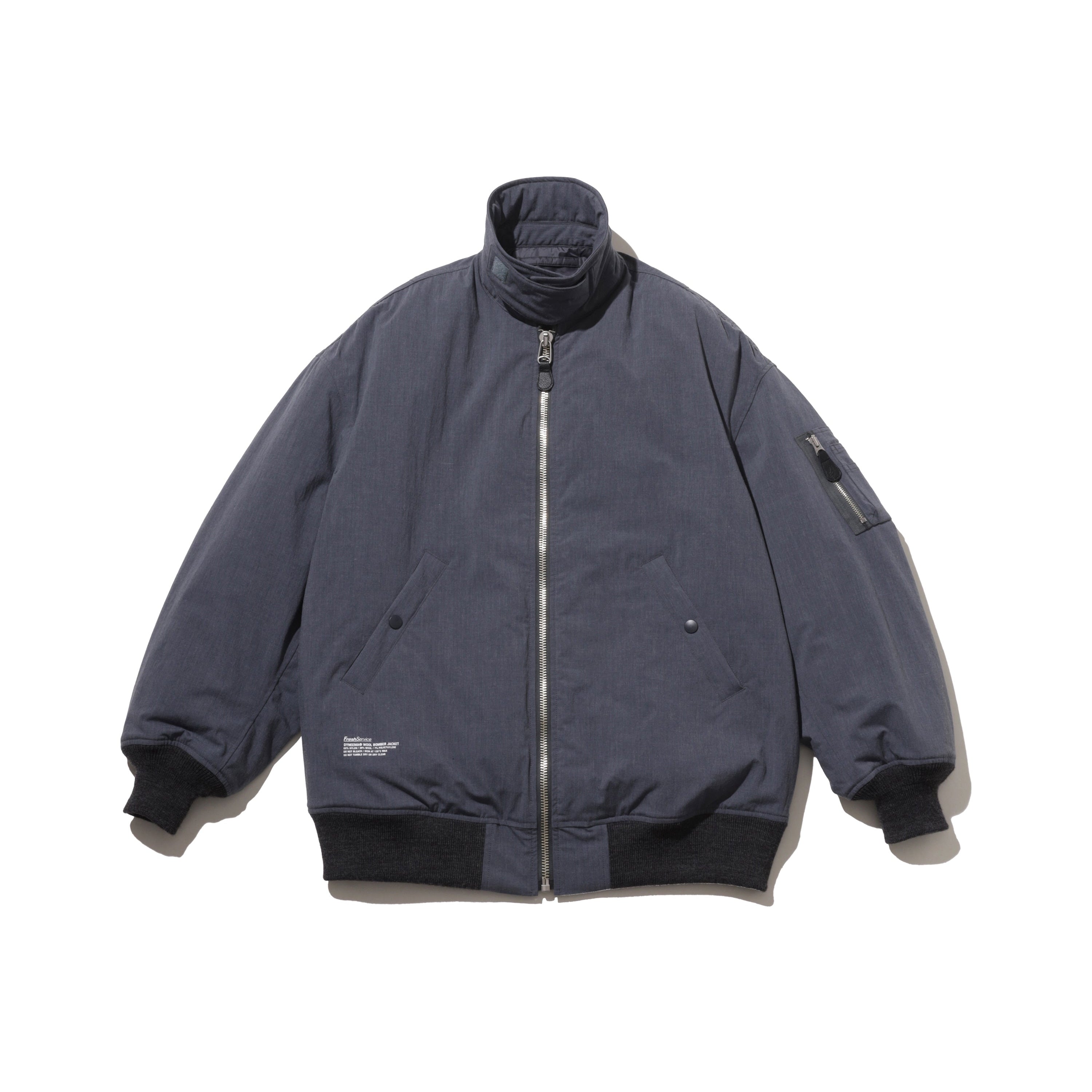 TACTICAL WOOL BOMBER JACKET
