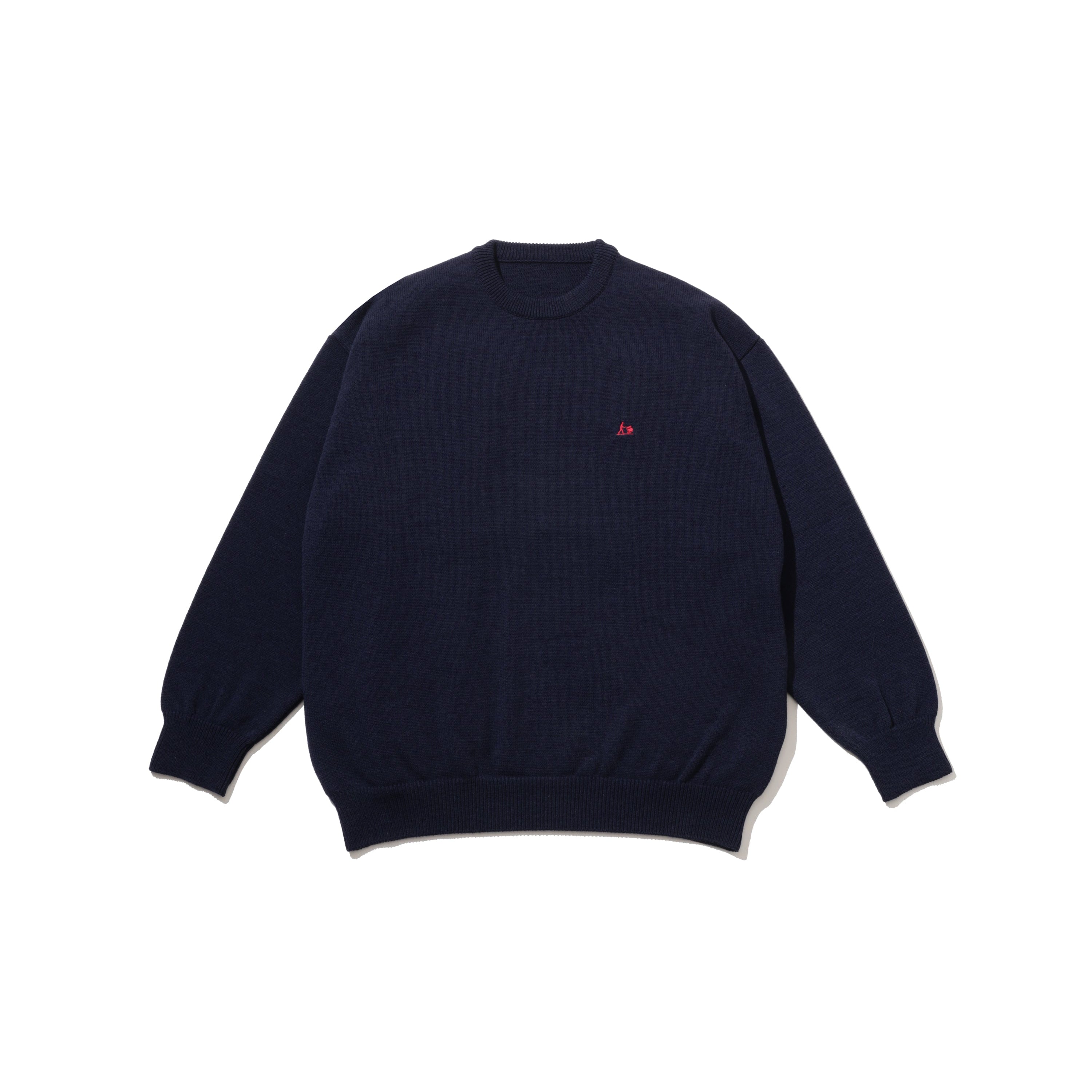 THERMAL JERSEY CREW NECK KNIT