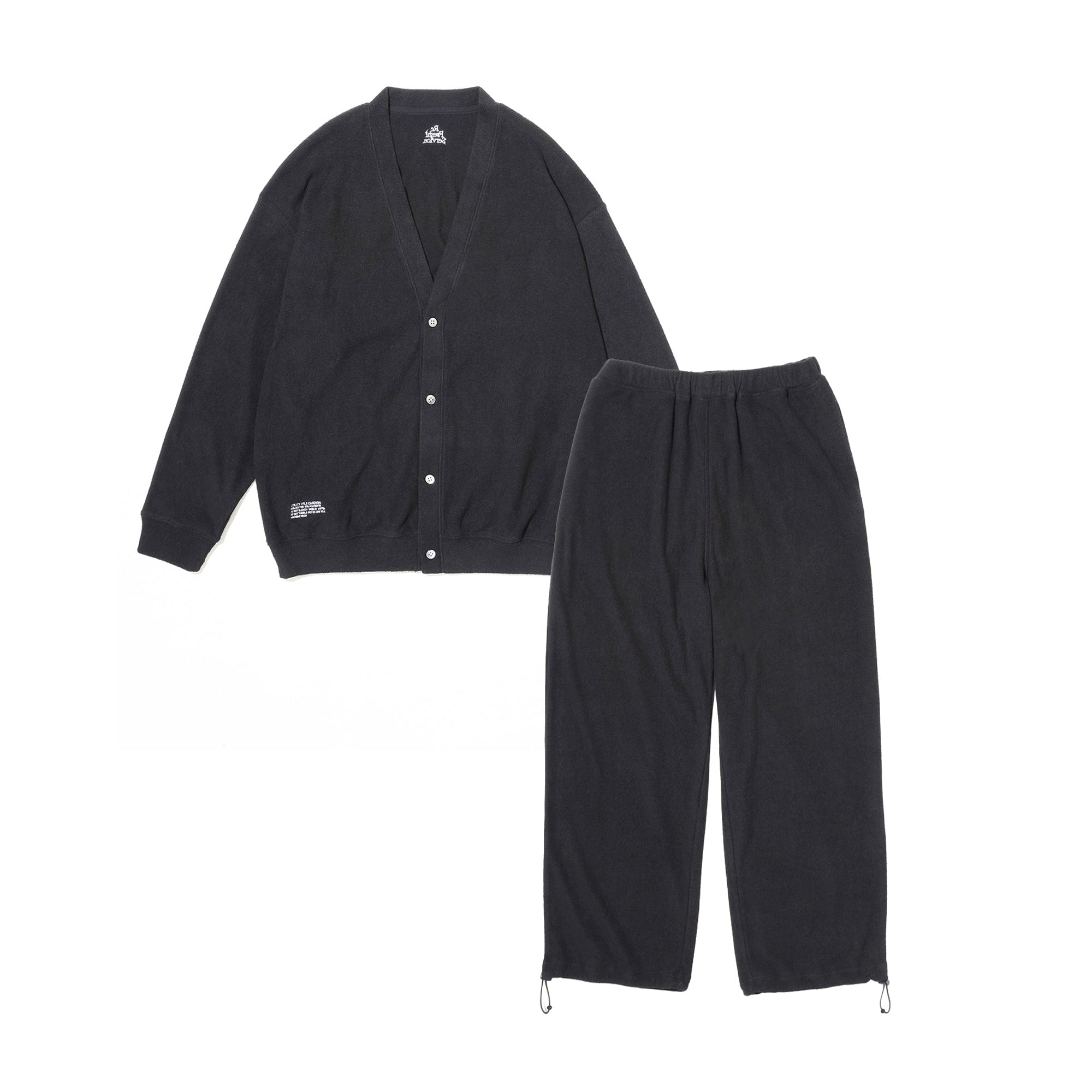 UTILITY PILE CARDIGAN SET-UP