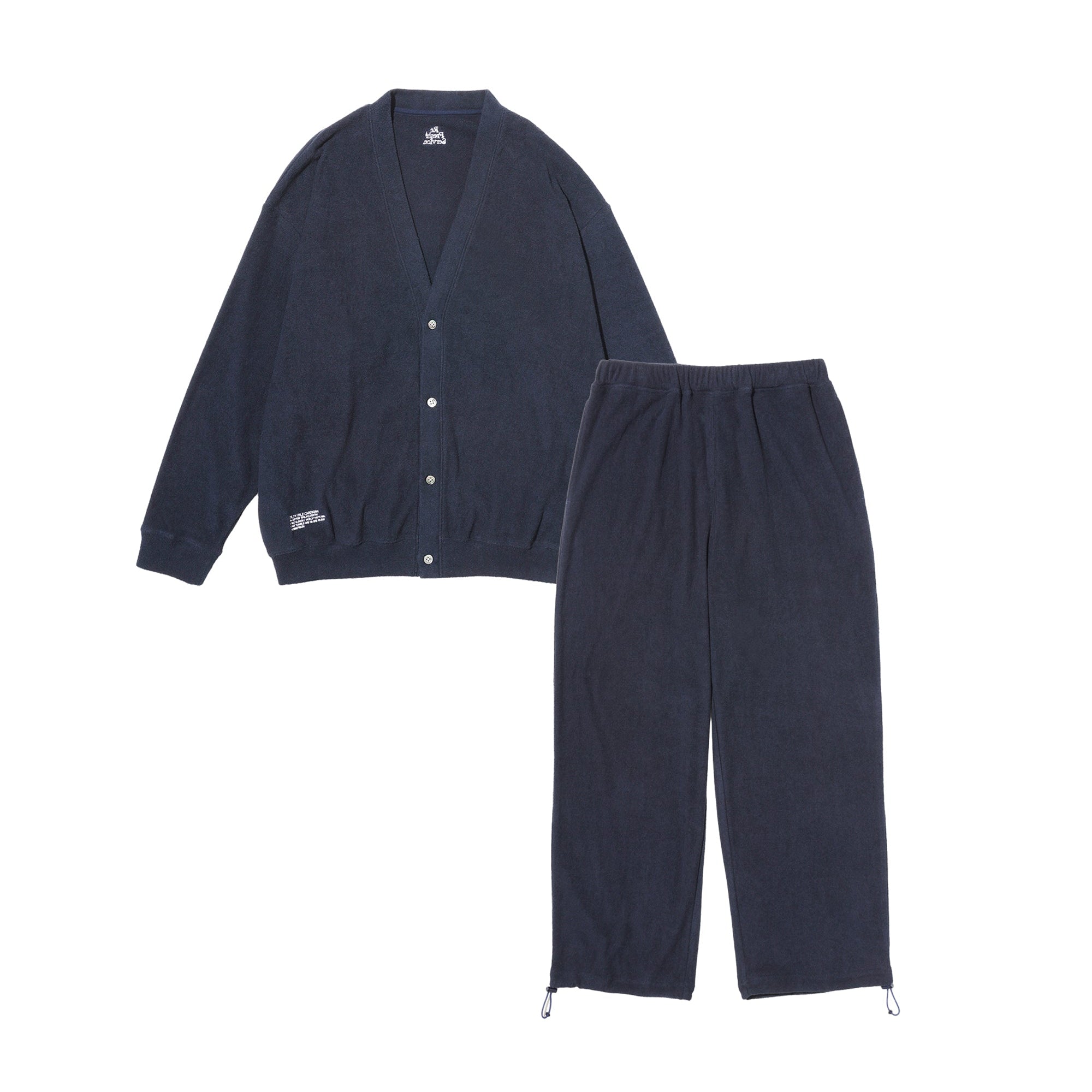 UTILITY PILE CARDIGAN SET-UP