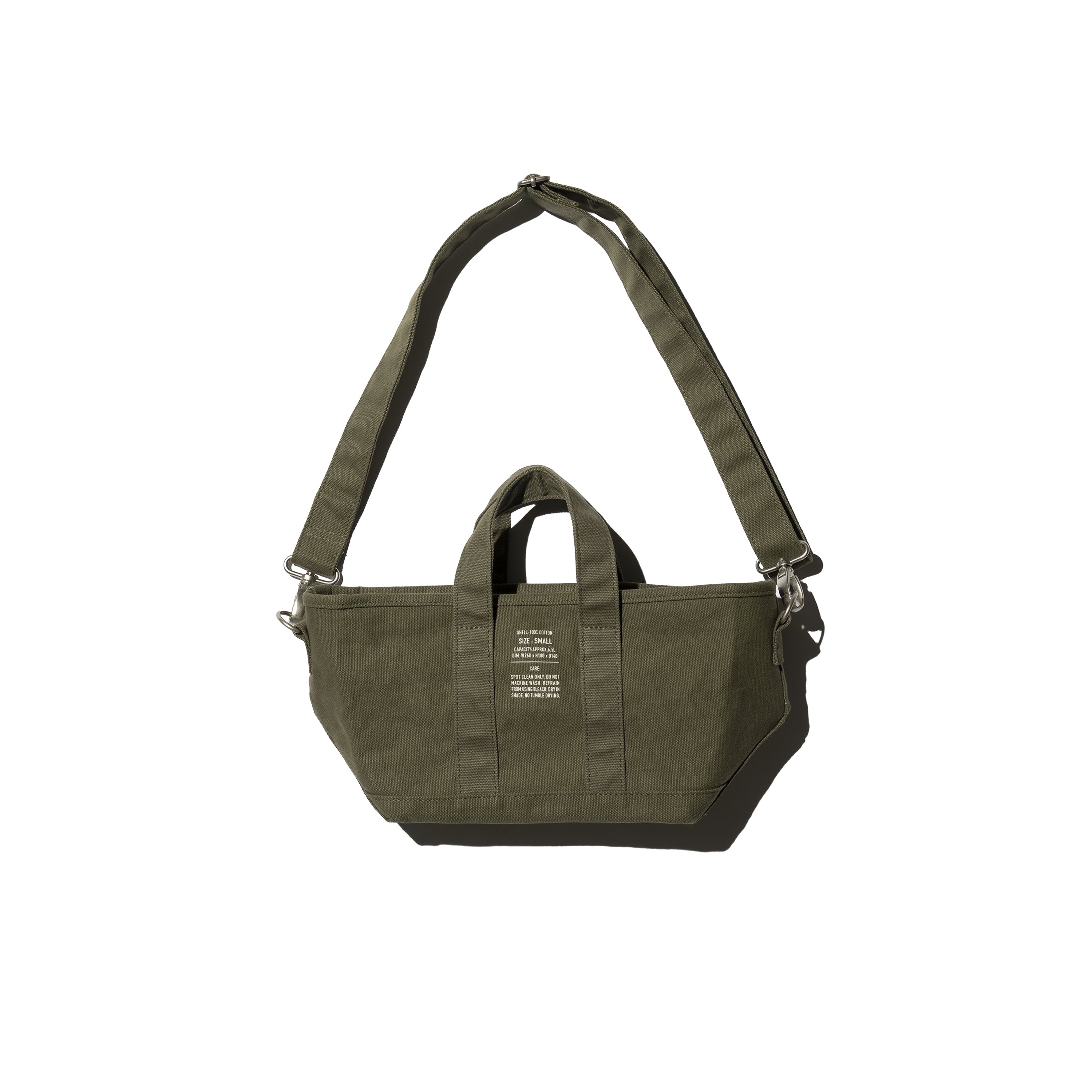 UTILITY CANVAS SHOULDER TOTE