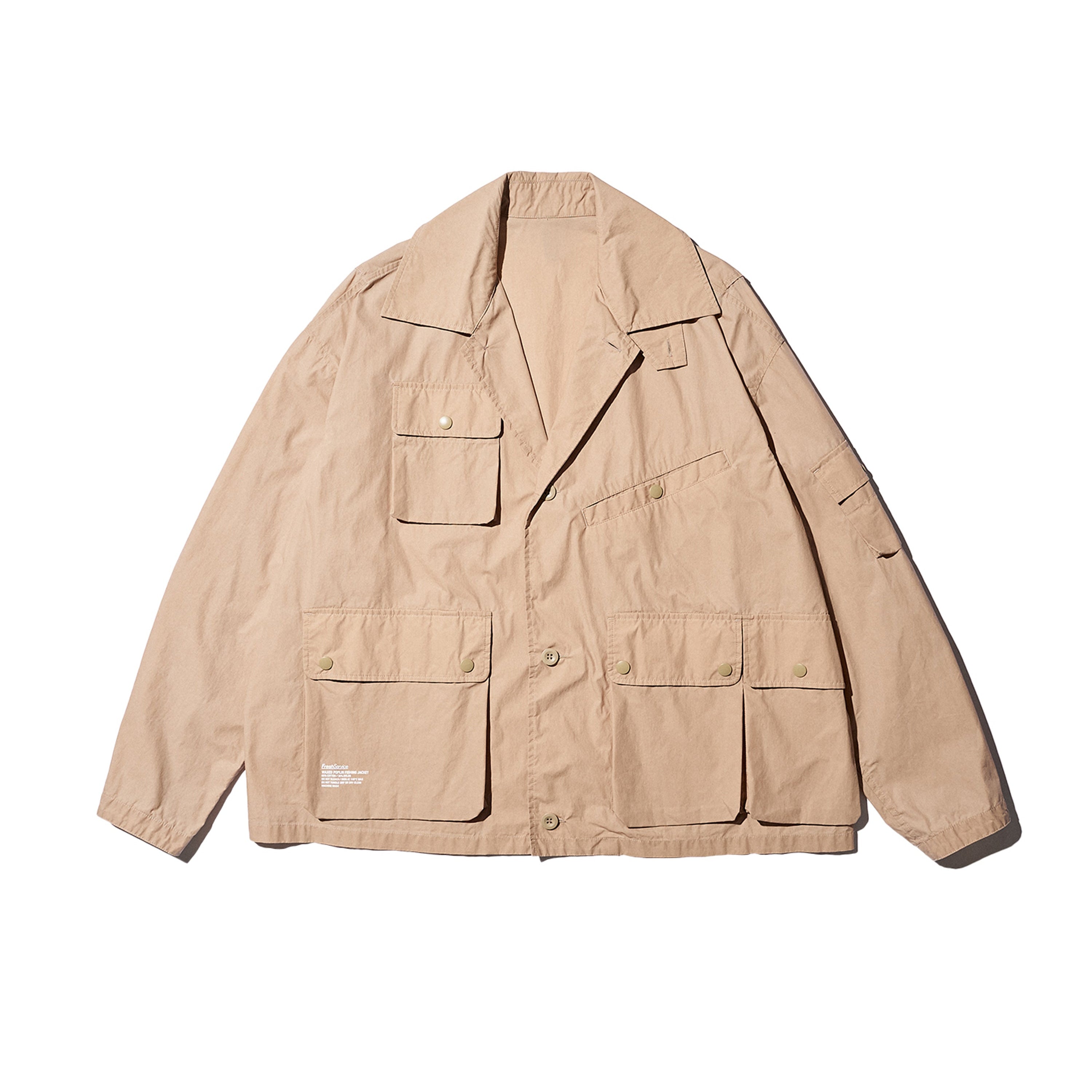 WAXED POPLIN FISHING JACKET