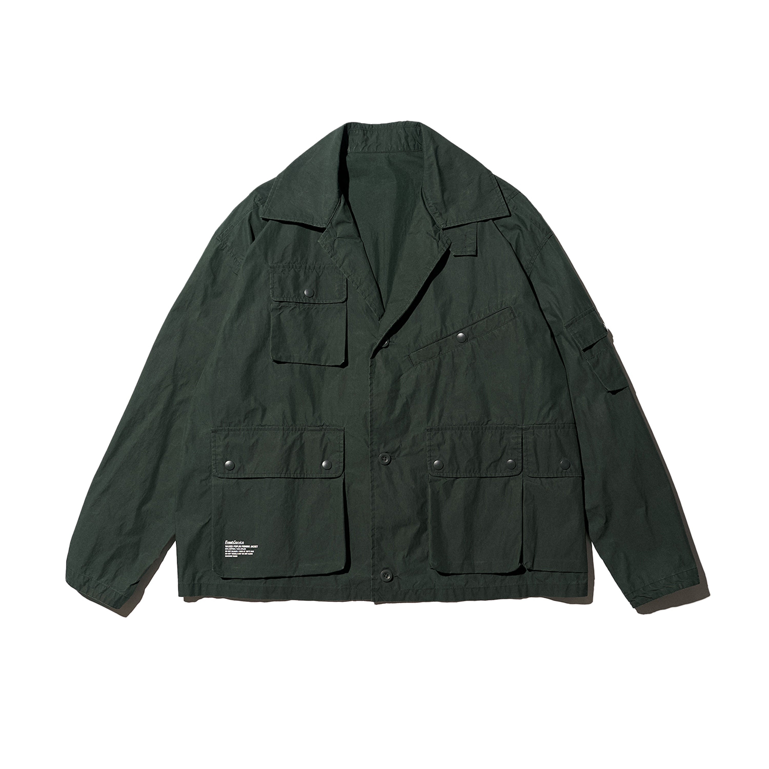 WAXED POPLIN FISHING JACKET