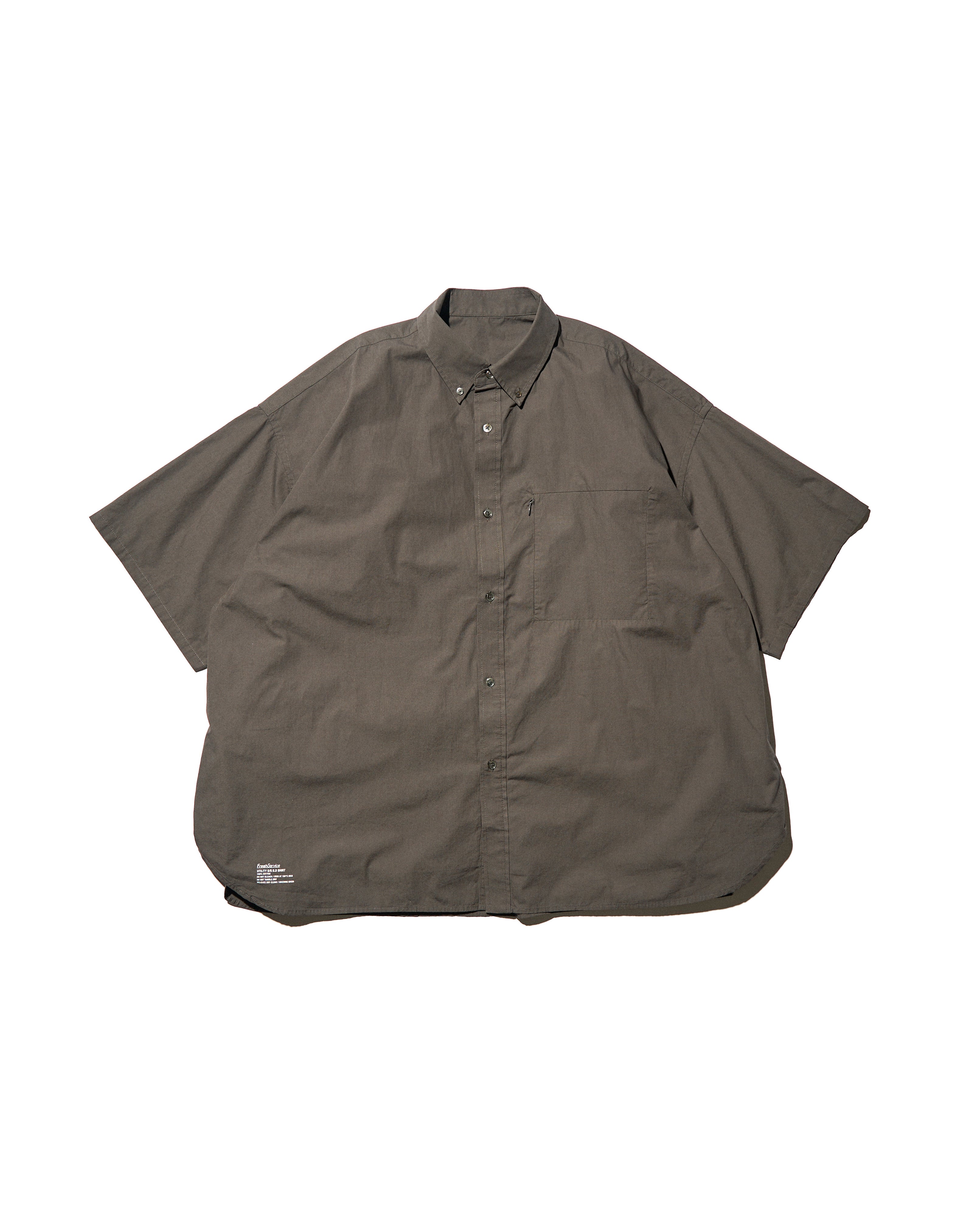 FreshService フレッシュサービス COOLFIBER OPEN COLLAR S/S