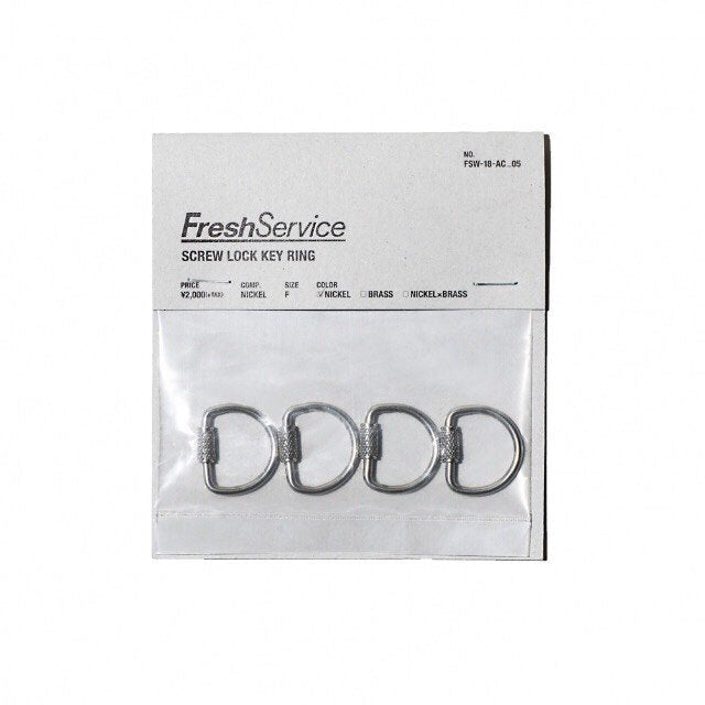 SCREW LOCK KEY RING – FreshService KYOTO